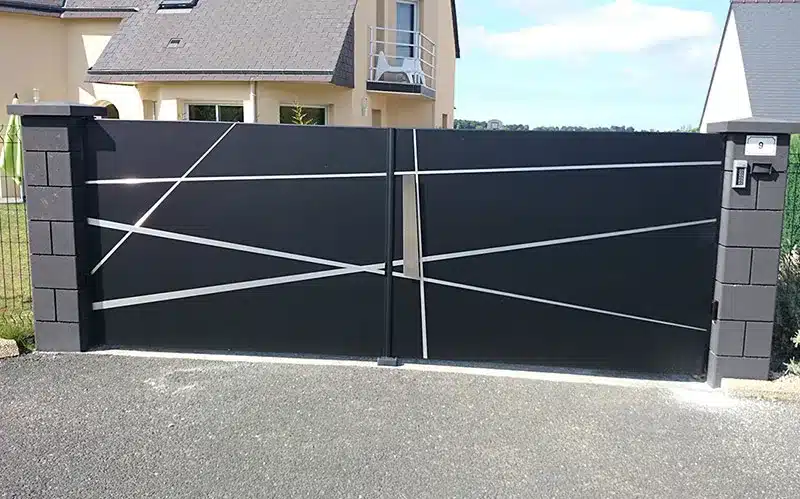 Collection Écran et Nature – Portail modèle « Écran Électro »