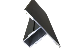 Poteau en aluminium laqué noir "T" Collstrop