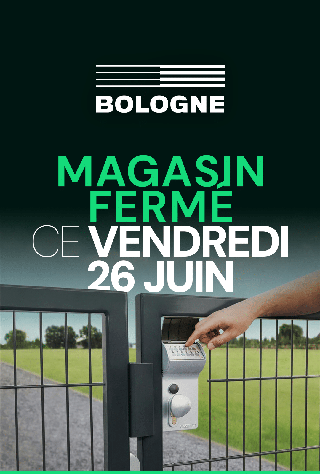 BOL26-5434-1 | Mise à jour pop-up (Fermeture du 26 juin)